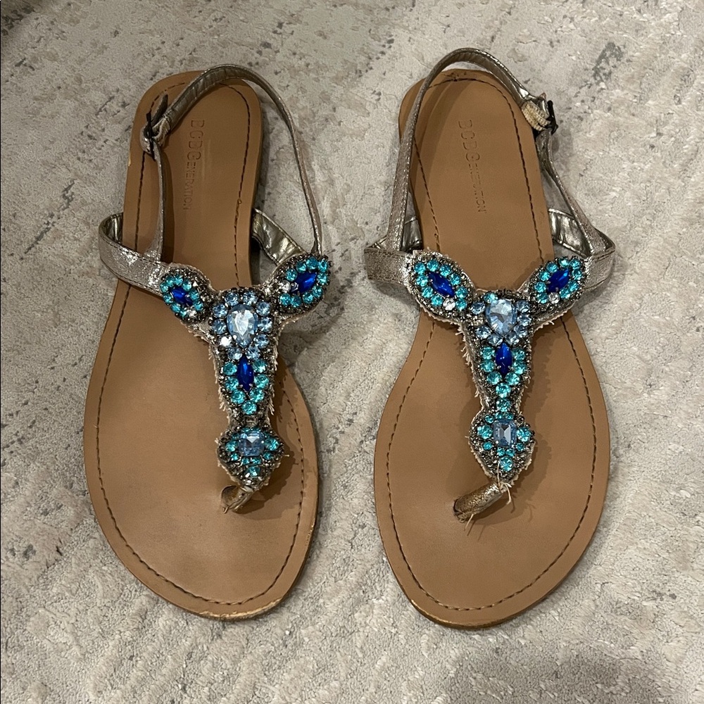 BCBGeneration jeweled sandals